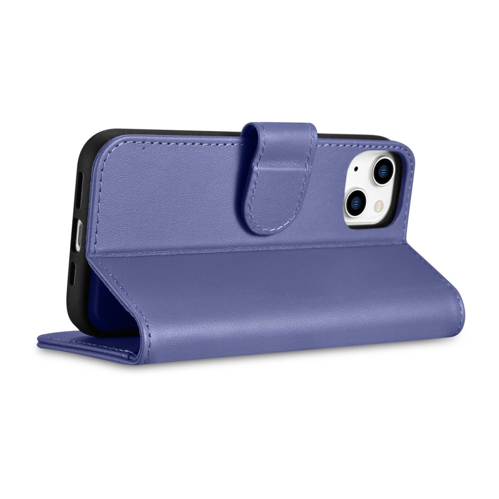 Hurtownia GSM - Etui iCarer Wallet Anti-RFID 2in1 Apple iPhone 14 violet deschis - ICR457 - {ean13} - Hurt