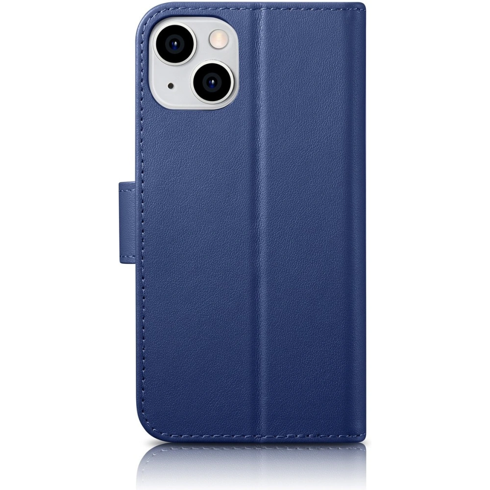Hurtownia GSM - Etui iCarer Wallet Anti-RFID 2in1 Apple iPhone 14 niebieski - ICR458 - {ean13} - Hurt