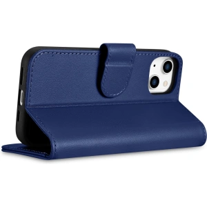 Wholesale iCarer Wallet Anti-RFID 2in1 Apple iPhone 14 blue - ICR458 - {ean13} - Hurt