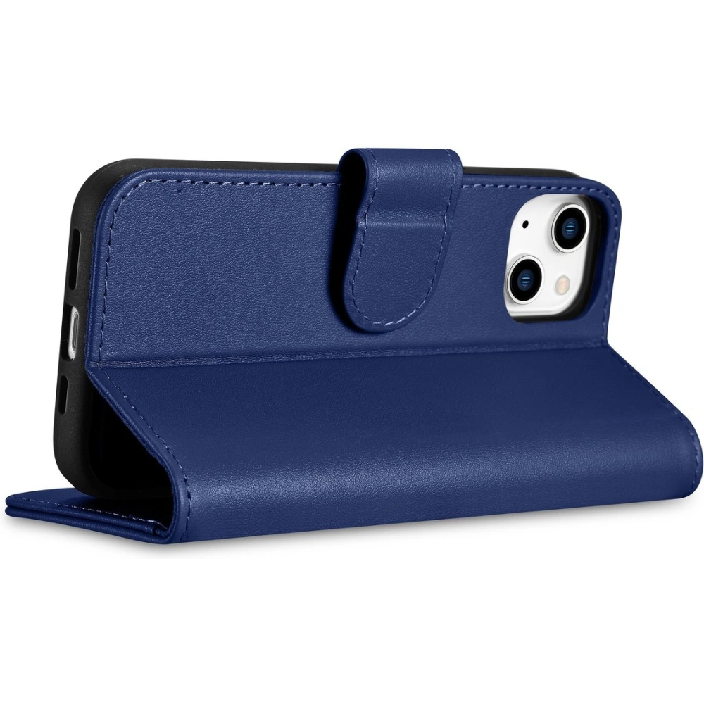 Hurtownia GSM - Etui iCarer Wallet Anti-RFID 2in1 Apple iPhone 14 albastru - ICR458 - {ean13} - Hurt