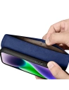 Hurtownia GSM - Etui iCarer Wallet Anti-RFID 2in1 Apple iPhone 14 niebieski - ICR458 - {ean13} - Hurt