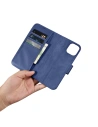 Hurtownia GSM - Etui iCarer Wallet Anti-RFID 2in1 Apple iPhone 14 niebieski - ICR458 - {ean13} - Hurt