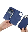 Hurtownia GSM - Etui iCarer Wallet Anti-RFID 2in1 Apple iPhone 14 niebieski - ICR458 - {ean13} - Hurt