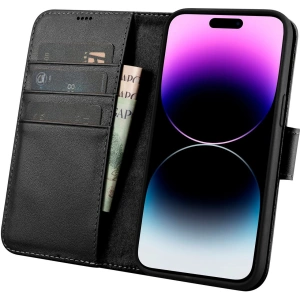Wholesale iCarer Wallet Anti-RFID 2in1 Apple iPhone 14 Pro black - ICR459 - {ean13} - Hurt