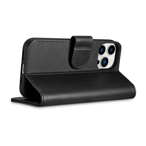 Etui iCarer Wallet Anti-RFID 2in1 Apple iPhone 14 Pro czarny
