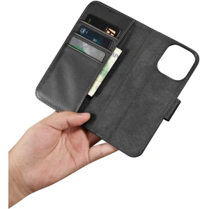 Wholesale iCarer Wallet Anti-RFID 2in1 Apple iPhone 14 Pro black - ICR459 - {ean13} - Hurt