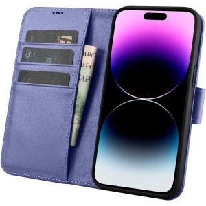Wholesale iCarer Wallet Anti-RFID 2in1 Apple iPhone 14 Pro light purple - ICR463 - {ean13} - Hurt