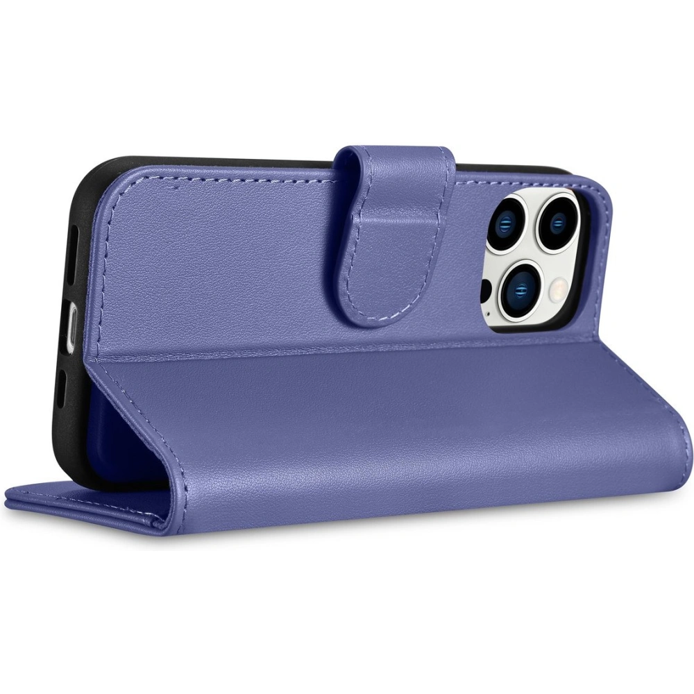 Hurtownia GSM - Etui iCarer Wallet Anti-RFID 2in1 Apple iPhone 14 Pro lila deschis - ICR463 - {ean13} - Hurt
