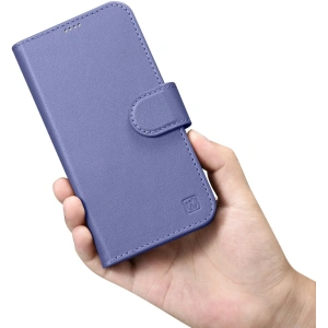 Wholesale iCarer Wallet Anti-RFID 2in1 Apple iPhone 14 Pro light purple - ICR463 - {ean13} - Hurt