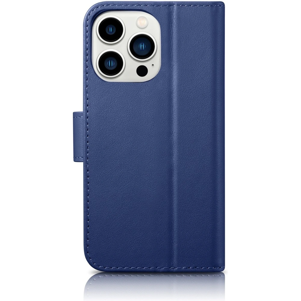 Hurtownia GSM - Etui iCarer Wallet Anti-RFID 2in1 Apple iPhone 14 Pro albastru - ICR464 - {ean13} - Hurt