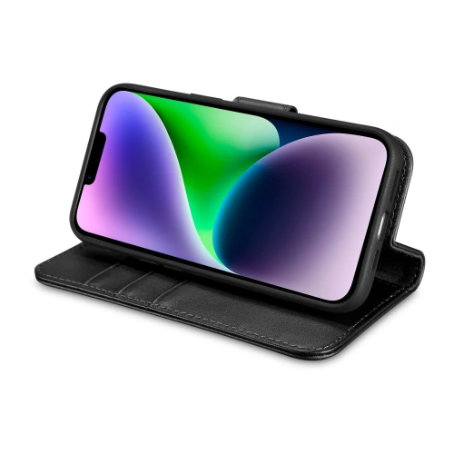 Etui iCarer Wallet Anti-RFID 2in1 Apple iPhone 14 Plus / 15 Plus czarny