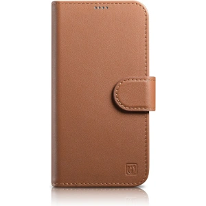 Hurtownia GSM - Etui iCarer Wallet Anti-RFID 2in1 Apple iPhone 14 Plus / 15 Plus hnědé - ICR466 - {ean13} - Hurt