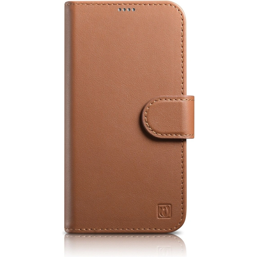 Hurtownia GSM - Etui iCarer Wallet Anti-RFID 2in1 Apple iPhone 14 Plus / 15 Plus hnědé - ICR466 - {ean13} - Hurt