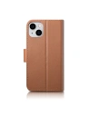 Hurtownia GSM - Etui iCarer Wallet Anti-RFID 2in1 Apple iPhone 14 Plus / 15 Plus hnědé - ICR466 - {ean13} - Hurt