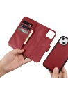 Hurtownia GSM - Etui iCarer Wallet Anti-RFID 2in1 Apple iPhone 14 Plus / 15 Plus červené - ICR467 - {ean13} - Hurt