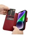 Hurtownia GSM - Etui iCarer Wallet Anti-RFID 2in1 Apple iPhone 14 Plus / 15 Plus červené - ICR467 - {ean13} - Hurt