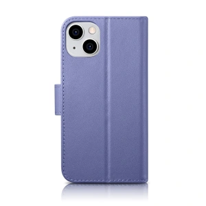 Wholesale iCarer Wallet Anti-RFID 2in1 Apple iPhone 14 Plus / 15 Plus light purple - ICR469 - {ean13} - Hurt