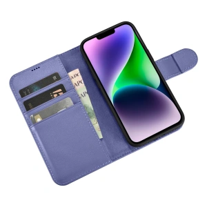 Wholesale iCarer Wallet Anti-RFID 2in1 Apple iPhone 14 Plus / 15 Plus light purple - ICR469 - {ean13} - Hurt