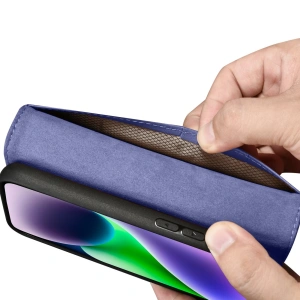 Hurtownia GSM - Etui iCarer Wallet Anti-RFID 2in1 Apple iPhone 14 Plus / 15 Plus jasnofialový - ICR469 - {ean13} - Hurt