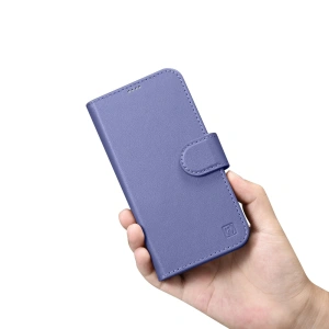 Hurtownia GSM - Etui iCarer Wallet Anti-RFID 2in1 Apple iPhone 14 Plus / 15 Plus jasnofialový - ICR469 - {ean13} - Hurt