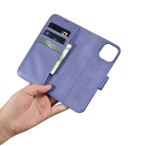 Hurtownia GSM - Etui iCarer Wallet Anti-RFID 2in1 Apple iPhone 14 Plus / 15 Plus jasnofialový - ICR469 - {ean13} - Hurt