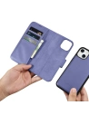 Wholesale iCarer Wallet Anti-RFID 2in1 Apple iPhone 14 Plus / 15 Plus light purple - ICR469 - {ean13} - Hurt
