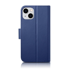 Hurtownia GSM - Etui iCarer Wallet Anti-RFID 2in1 Apple iPhone 14 Plus / 15 Plus modré - ICR470 - {ean13} - Hurt