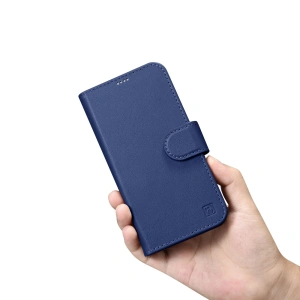 Hurtownia GSM - Etui iCarer Wallet Anti-RFID 2in1 Apple iPhone 14 Plus / 15 Plus modré - ICR470 - {ean13} - Hurt