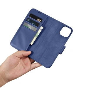 Wholesale iCarer Wallet Anti-RFID 2in1 Apple iPhone 14 Plus / 15 Plus blue - ICR470 - {ean13} - Hurt