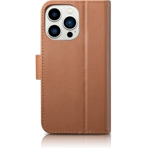 Wholesale iCarer Wallet Anti-RFID 2in1 Apple iPhone 14 Pro Max brown - ICR472 - {ean13} - Hurt