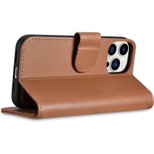Hurtownia GSM - Etui iCarer Wallet Anti-RFID 2in1 Apple iPhone 14 Pro Max hnědá - ICR472 - {ean13} - Hurt