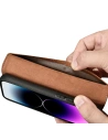 Wholesale iCarer Wallet Anti-RFID 2in1 Apple iPhone 14 Pro Max brown - ICR472 - {ean13} - Hurt