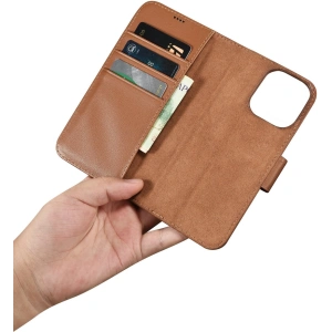 Hurtownia GSM - Etui iCarer Wallet Anti-RFID 2in1 Apple iPhone 14 Pro Max hnědá - ICR472 - {ean13} - Hurt