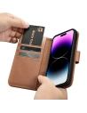 Hurtownia GSM - Etui iCarer Wallet Anti-RFID 2in1 Apple iPhone 14 Pro Max barna - ICR472 - {ean13} - Hurt