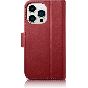 Hurtownia GSM - Etui iCarer Wallet Anti-RFID 2in1 Apple iPhone 14 Pro Max červené - ICR473 - {ean13} - Hurt