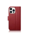 Wholesale iCarer Wallet Anti-RFID 2in1 Apple iPhone 14 Pro Max red - ICR473 - {ean13} - Hurt