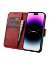 Wholesale iCarer Wallet Anti-RFID 2in1 Apple iPhone 14 Pro Max red - ICR473 - {ean13} - Hurt