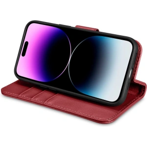 Hurtownia GSM - Etui iCarer Wallet Anti-RFID 2in1 Apple iPhone 14 Pro Max červené - ICR473 - {ean13} - Hurt