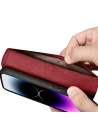 Wholesale iCarer Wallet Anti-RFID 2in1 Apple iPhone 14 Pro Max red - ICR473 - {ean13} - Hurt