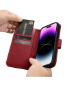 Wholesale iCarer Wallet Anti-RFID 2in1 Apple iPhone 14 Pro Max red - ICR473 - {ean13} - Hurt