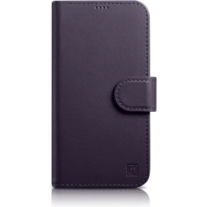Hurtownia GSM - Etui iCarer Wallet Anti-RFID 2in1 Apple iPhone 14 Pro Max tmavě fialové - ICR474 - {ean13} - Hurt