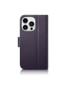 Hurtownia GSM - Etui iCarer Wallet Anti-RFID 2in1 Apple iPhone 14 Pro Max ciemnofioletowy - ICR474 - {ean13} - Hurt
