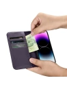 Hurtownia GSM - Etui iCarer Wallet Anti-RFID 2in1 Apple iPhone 14 Pro Max ciemnofioletowy - ICR474 - {ean13} - Hurt