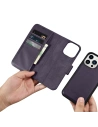 Hurtownia GSM - Etui iCarer Wallet Anti-RFID 2in1 Apple iPhone 14 Pro Max ciemnofioletowy - ICR474 - {ean13} - Hurt
