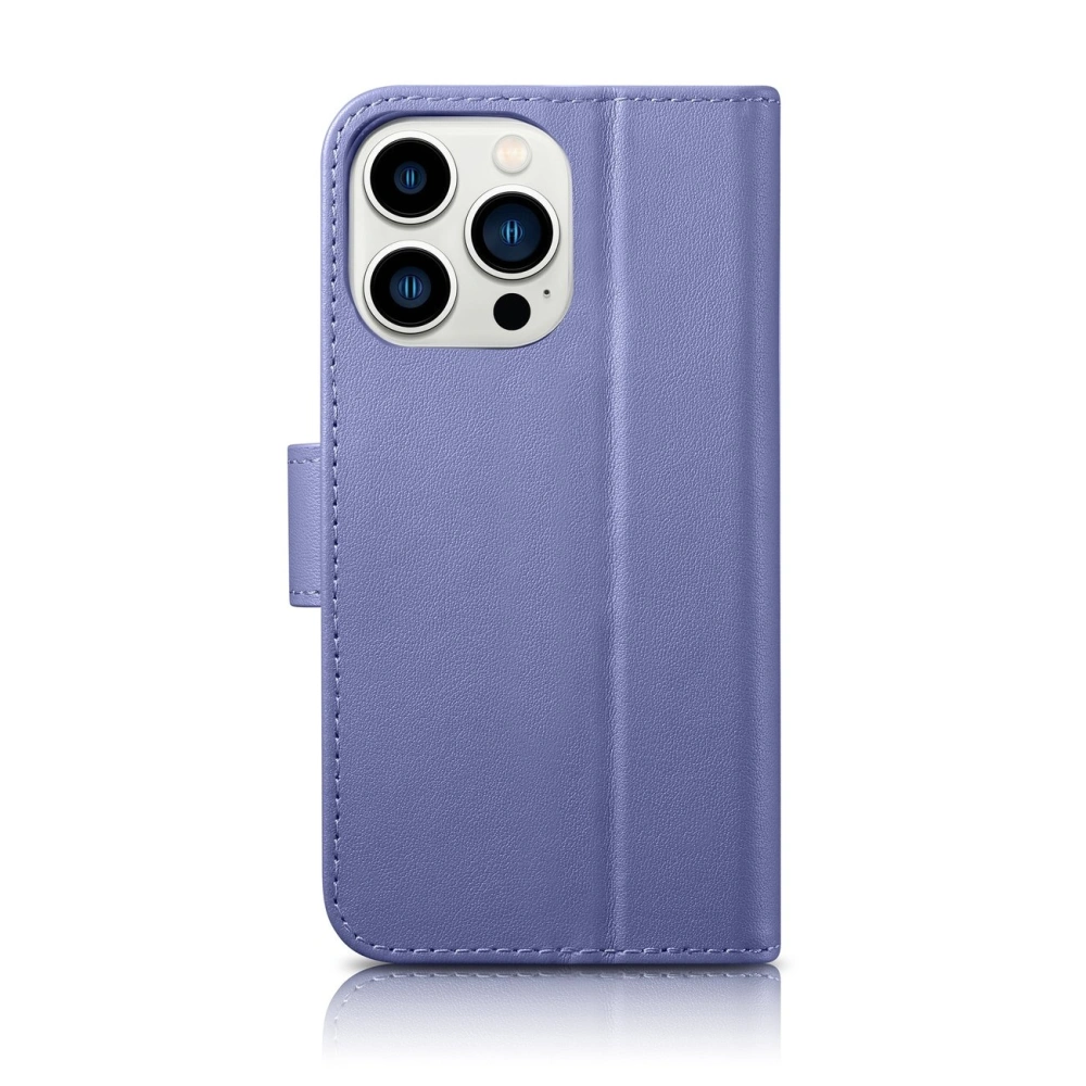 Hurtownia GSM - Etui iCarer Wallet Anti-RFID 2in1 Apple iPhone 14 Pro Max jasnofialový - ICR475 - {ean13} - Hurt