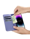 Hurtownia GSM - Etui iCarer Wallet Anti-RFID 2in1 Apple iPhone 14 Pro Max jasnofialový - ICR475 - {ean13} - Hurt