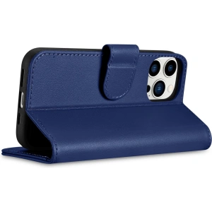 Hurtownia GSM - Etui iCarer Wallet Anti-RFID 2in1 Apple iPhone 14 Pro Max modré - ICR476 - {ean13} - Hurt