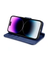 Hurtownia GSM - Etui iCarer Wallet Anti-RFID 2in1 Apple iPhone 14 Pro Max niebieski - ICR476 - {ean13} - Hurt