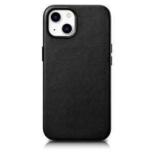 Hurtownia GSM - Etui iCarer Case Leather MagSafe Apple iPhone 14 Plus / 15 Plus černé - ICR477 - {ean13} - Hurt