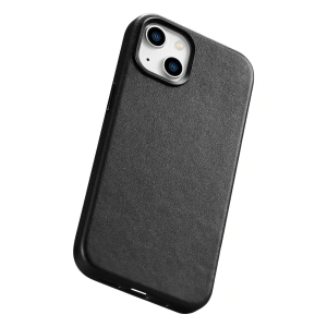 Hurtownia GSM - Etui iCarer Case Leather MagSafe Apple iPhone 14 Plus / 15 Plus černé - ICR477 - {ean13} - Hurt
